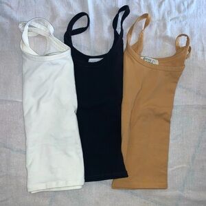 Size small Y2K forever 21 tank tops, black white and tan for sale